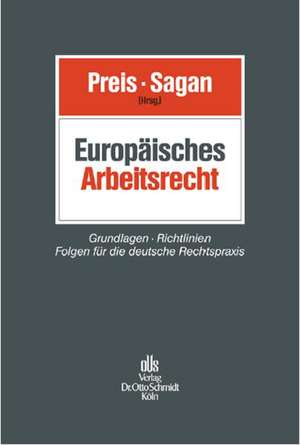 Europäisches Arbeitsrecht de Ulrich Preis