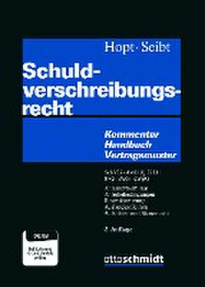 Schuldverschreibungsrecht de Klaus J. Hopt