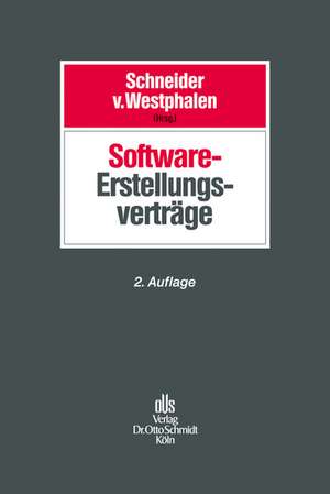 Software-Erstellungsverträge de Jochen Schneider