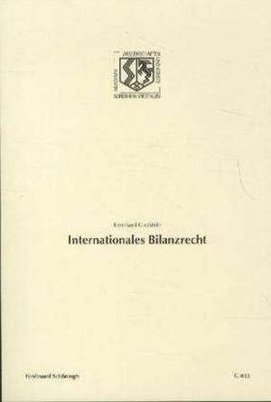 Internationales Bilanzrecht de Bernhard Großfeld