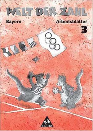 Welt der Zahl 3. Arbeitsheft. Bayern. Euro-Ausgabe de Hans-Dieter Rinkens