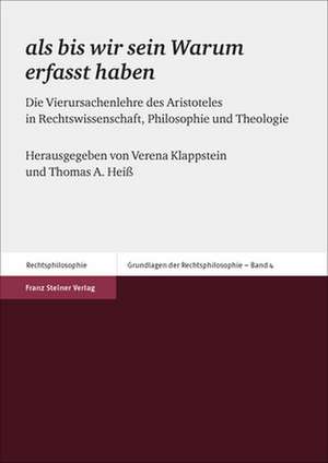 "als bis wir sein Warum erfasst haben" de Verena Klappstein