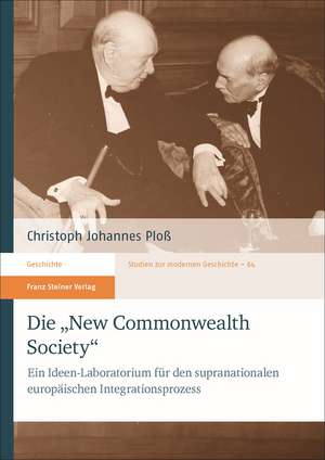 Die "New Commonwealth Society" de Christoph Johannes Ploß