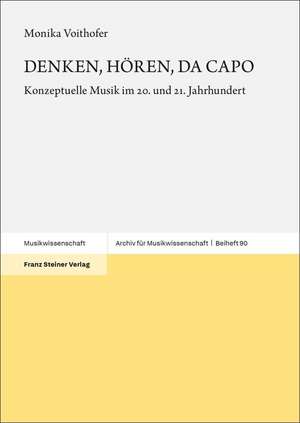 DENKEN, HÖREN, DA CAPO de Monika Voithofer