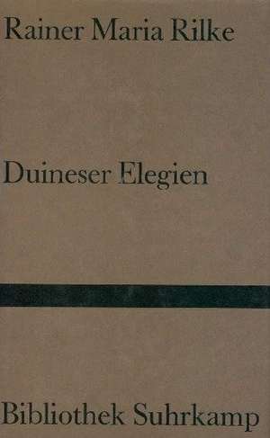 Duineser Elegien de Rainer Maria Rilke