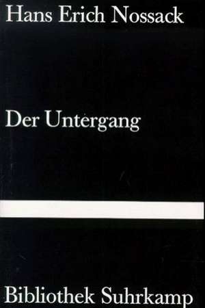 Der Untergang de Hans Erich Nossack