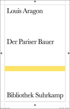 Der Pariser Bauer de Louis Aragon