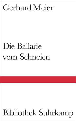 Die Ballade vom Schneien de Gerhard Meier