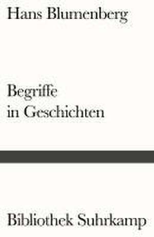 Begriffe in Geschichten de Hans Blumenberg