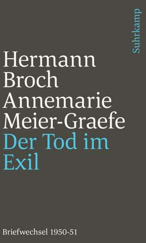 Der Tod im Exil de Hermann Broch
