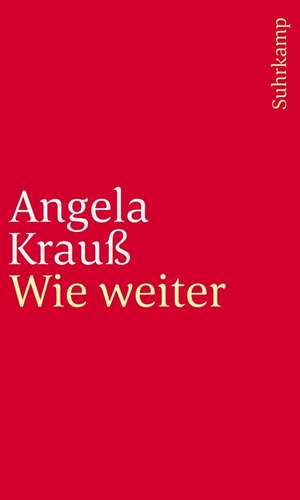 Wie weiter de Angela Krauß