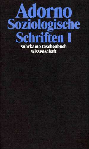 Soziologische Schriften I de Theodor W. Adorno