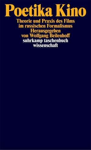 Poetika Kino de Wolfgang Beilenhoff