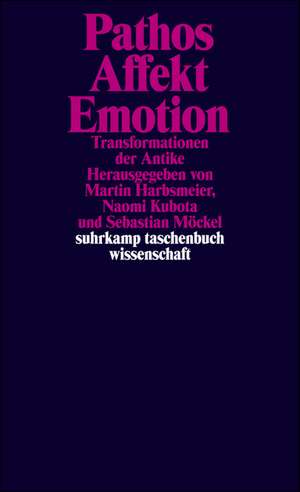 Pathos, Affekt, Emotion de Martin Harbsmeier