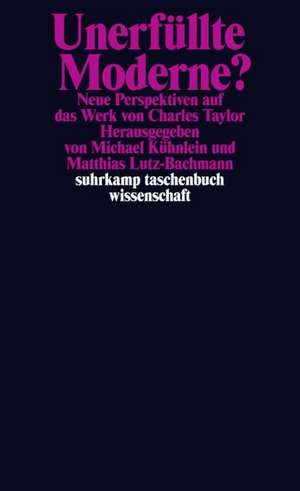 Unerfüllte Moderne? de Michael Kühnlein