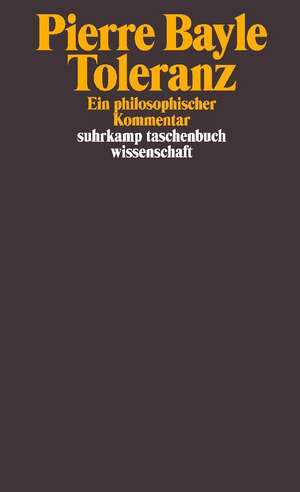 Toleranz de Pierre Bayle