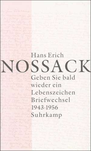 Geben Sie bald wieder ein Lebenszeichen de Gabriele Söhling