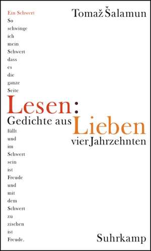 Lesen: Lieben de Tomaz Salamun