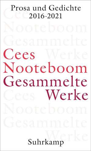 Gesammelte Werke de Cees Nooteboom