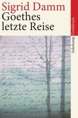 Goethes letzte Reise. Großdruck de Sigrid Damm