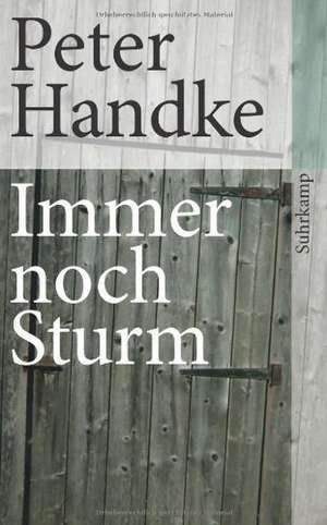 Immer noch Sturm de Peter Handke