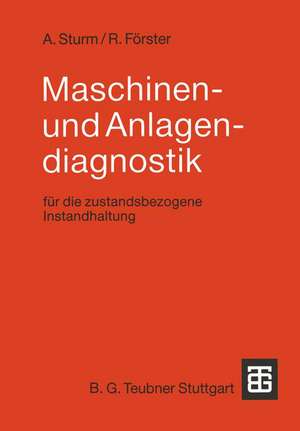 Maschinen- und Anlagendiagnostik: Für die zustandsbezogene Instandhaltung de Adolf Sturm