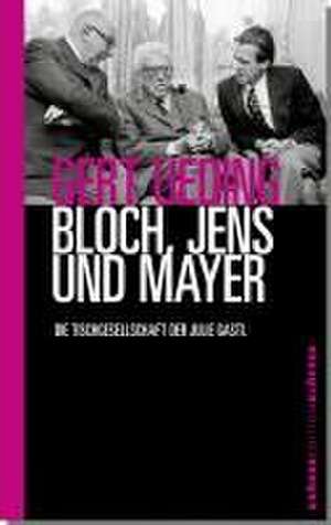 Bloch, Jens und Mayer de Gert Ueding