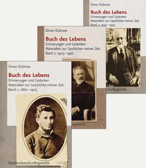 Buch Des Lebens: Materialien Zur Geschichte Meiner Zeit. Band 1-3 de Simon Dubnow