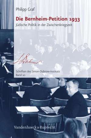 Die Bernheim-Petition 1933 de Philipp Graf