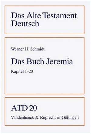 Das Buch Jeremia de Werner H. Schmidt