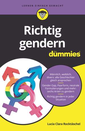 Richtig gendern f&uuml;r Dummies de Lucia Clara Rockt&auml;schel