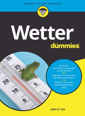 Wetter für Dummies de JD Cox