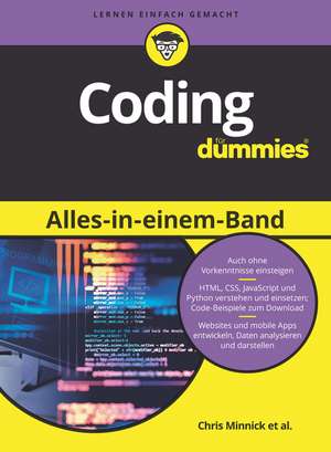 Coding Alles–in–einem–Band für Dummies de C Minnick