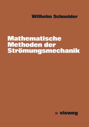 Mathematische Methoden der Strömungsmechanik de Wilhelm Schneider