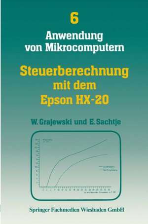 Steuerberechnung mit dem Epson HX-20 de Werner Grajewski