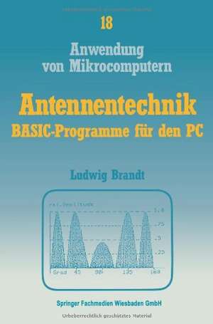 Antennentechnik: BASIC-Programme für den PC de Ludwig Brandt