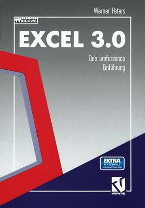 Excel 3.0: Eine umfassende Einführung de Werner Peters