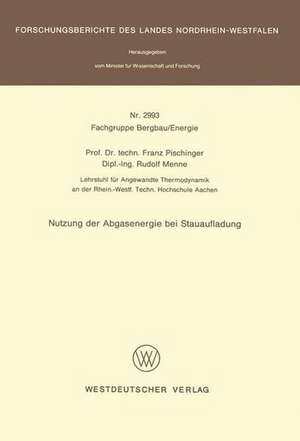 Nutzung der Abgasenergie bei Stauaufladung de Franz Pischinger