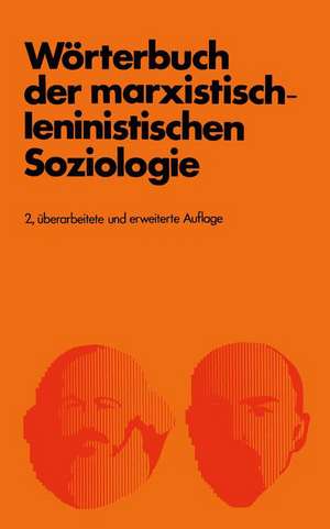 Wörterbuch der Marxistisch-Leninistischen Soziologie de Georg Aßmann