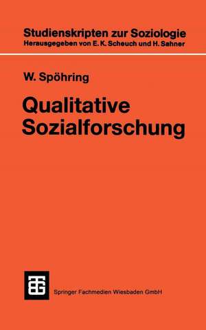 Qualitative Sozialforschung de W. Spöhring