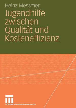 Jugendhilfe zwischen Qualität und Kosteneffizienz de Heinz Messmer