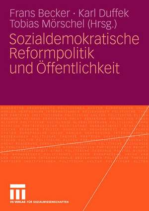 Sozialdemokratische Reformpolitik und Öffentlichkeit de Frans Becker