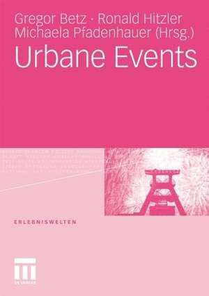 Urbane Events de Gregor Betz