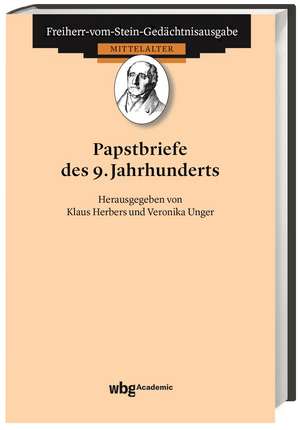 Papstbriefe des 9. Jahrhunderts de Klaus Herbers