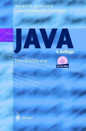 Java: Eine Einführung de Martin Schader