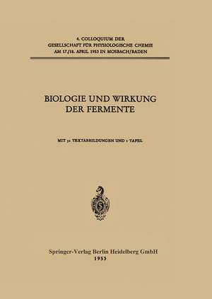 Biologie und Wirkung der Fermente de Konrad Lang