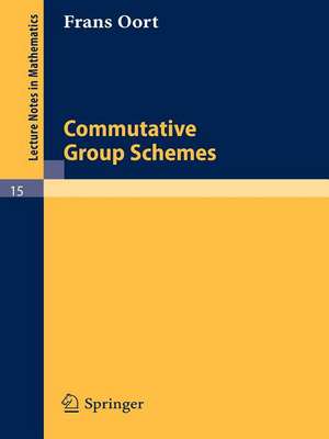 Commutative Group Schemes de F. Oort