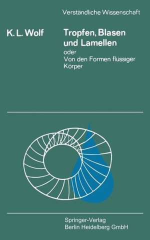 Tropfen, Blasen und Lamellen oder Von den Formen flüssiger Körper de K.L. Wolf