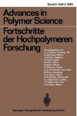 Fortschritte der Hochpolymeren-Forschung de H.-J. Cantow