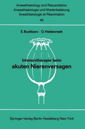 Intensivtherapie beim akuten Nierenversagen: Bericht über das Symposion am 26. und 27. September 1969 in Mainz de E. Buchborn